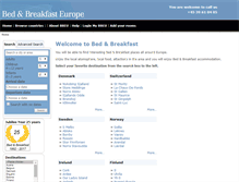 Tablet Screenshot of bedandbreakfast.dk