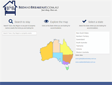 Tablet Screenshot of bedandbreakfast.com.au